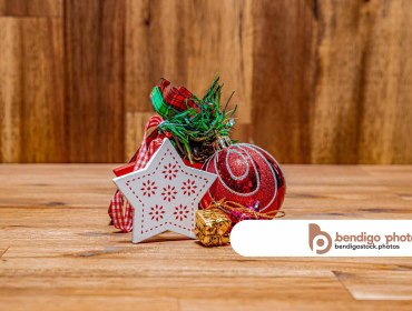 Wood Lay Christmas Theme  Background - Bendigo Stock Photos