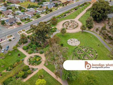 White Hills Botanical Gardens - Bendigo Stock Photos